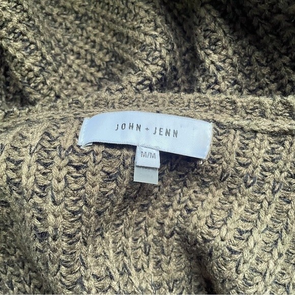 John + Jenn Revolve Constance Sweater Olive Green Pullover Women’s Size Medium - Picture 9 of 12